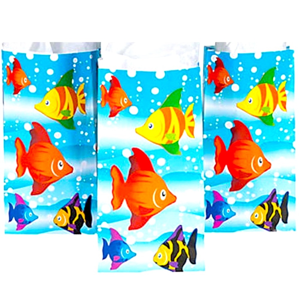 Colorful Under The Sea Fish Themed Goody Bags, Party Supplies, 36 Bags